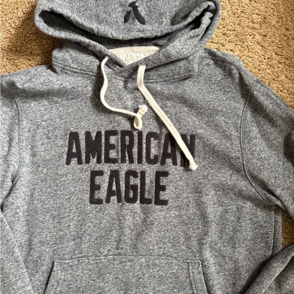 American Eagle Outfitters Heather Gray Hoodie - Picture 2 of 3